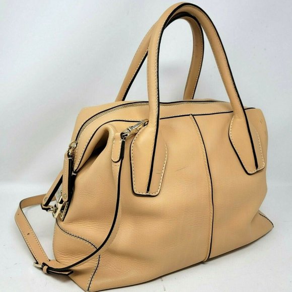 Auth Tods D Styling Bauletto Medium Leather Tote - Picture 5 of 12